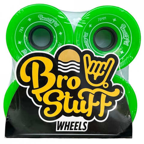 Колеса для скейтборда Bro Stuff 78A - Green 70мм