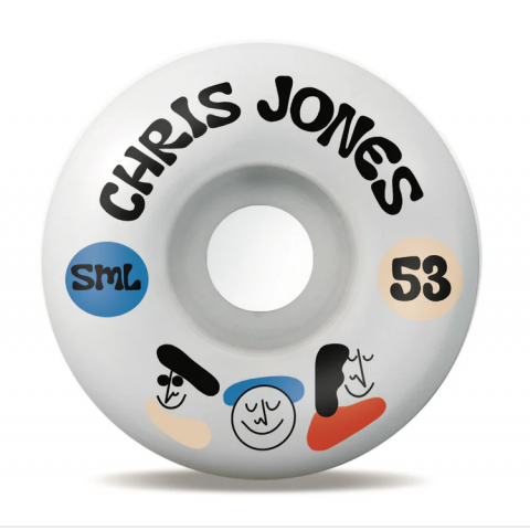 Колеса для скейтборда SML Bluff Park Chris Jones 53мм Колеса для скейтборда SML Bluff Park Chris Jones 53мм