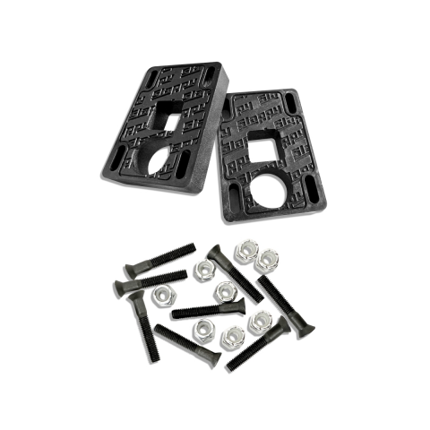 Подкладки для скейтборда Slappy Big Blocks Black 1/2" с винтами